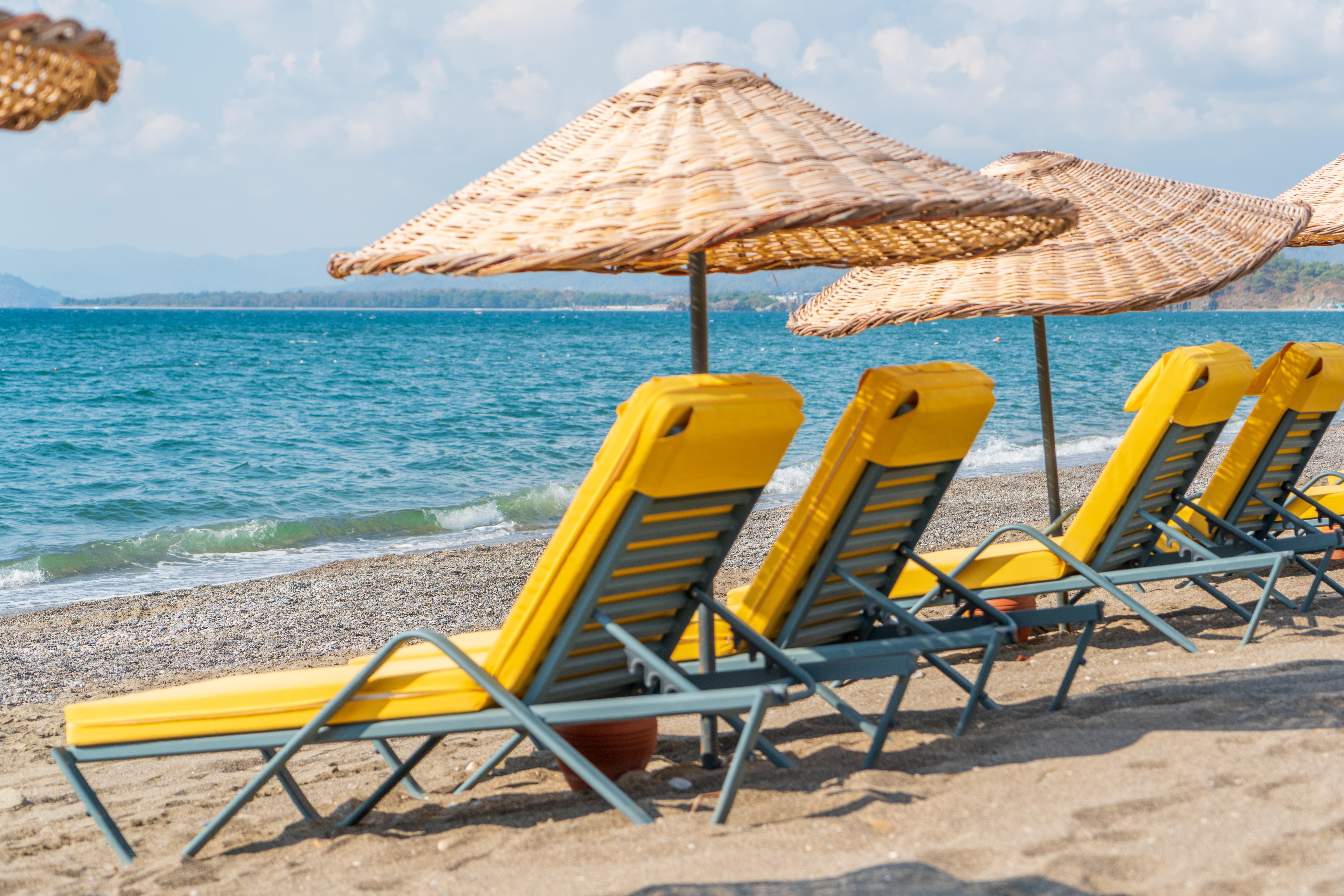 Sundia Exclusive By Liberty Fethiye Adults Only Hotel Exterior photo Beach chairs